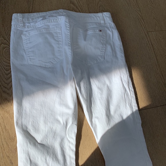 White Tommy Hilfiger cropped Jeans - Picture 3 of 3
